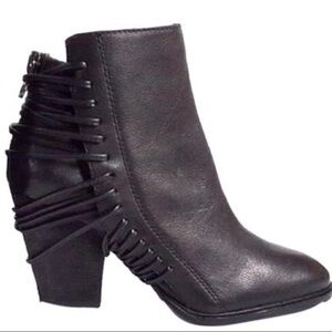 Dolce vita Harvie brown leather strappy booties size 5.5